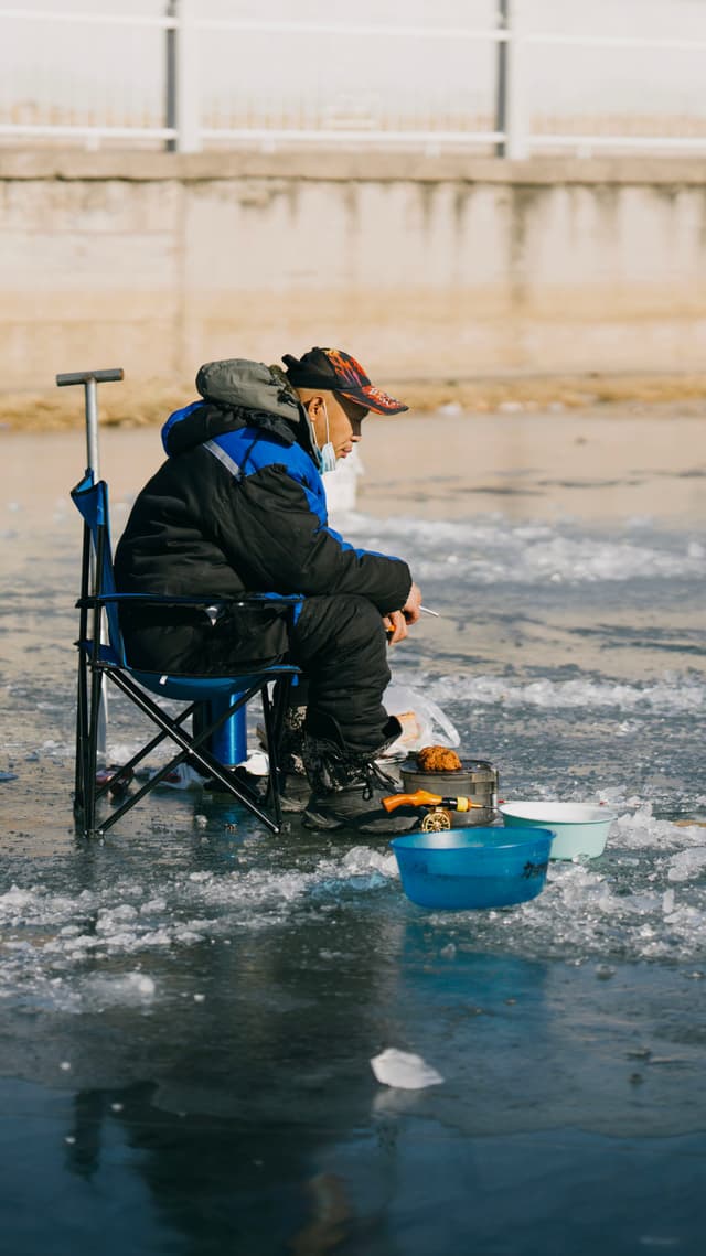 冰上独钓